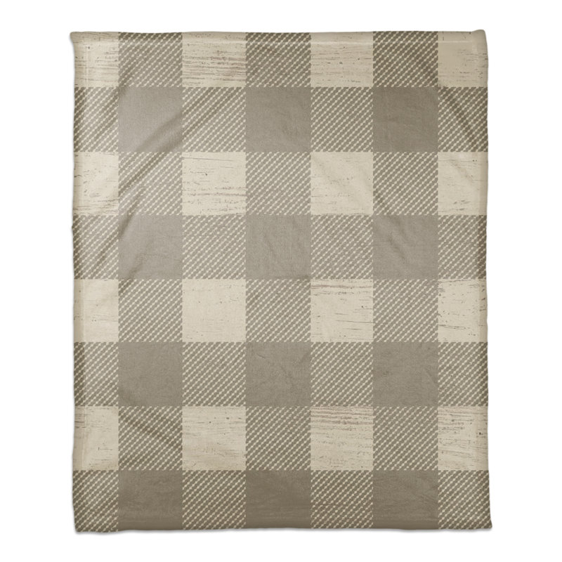Hand Woven Throw Blanket, Grey