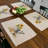 Polyester No Pattern Rectangle Placemat