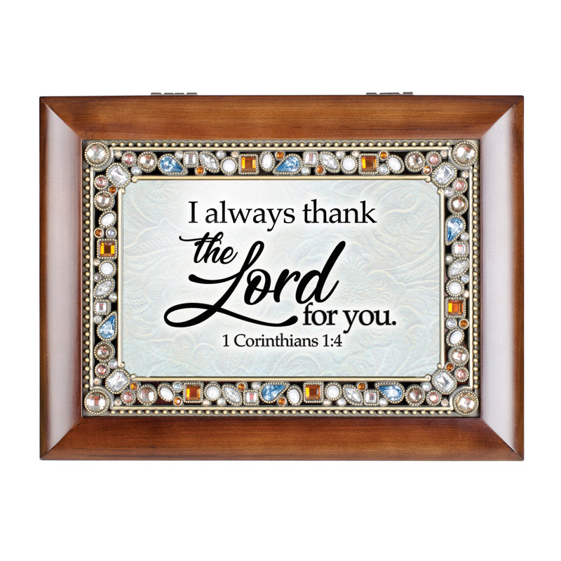 Boîte décorative 1: 4 Johnita I Always Thank Lord Johnita