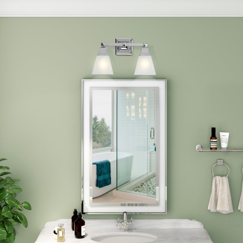 Mathias 2 - Light Dimmable Vanity Light, Polished Chrome