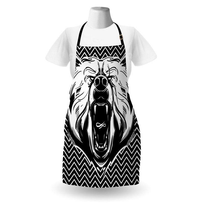 Chevron / Zig Zag Bib Apron