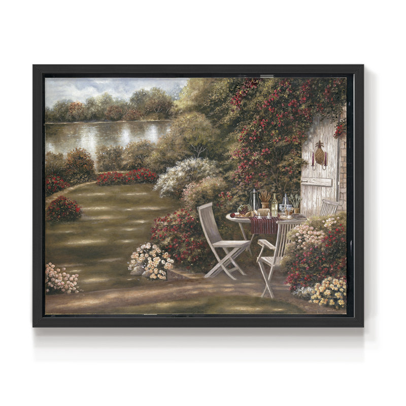 Laura's Place - Reproduction encadrée - Restickable, H 8 po x l 10 po, Noir