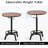 Guerina 23.62" Pedestal Dining Table
