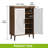  5-Tier Shoe Storage Cabinet With Adjustable Shelves-328605122