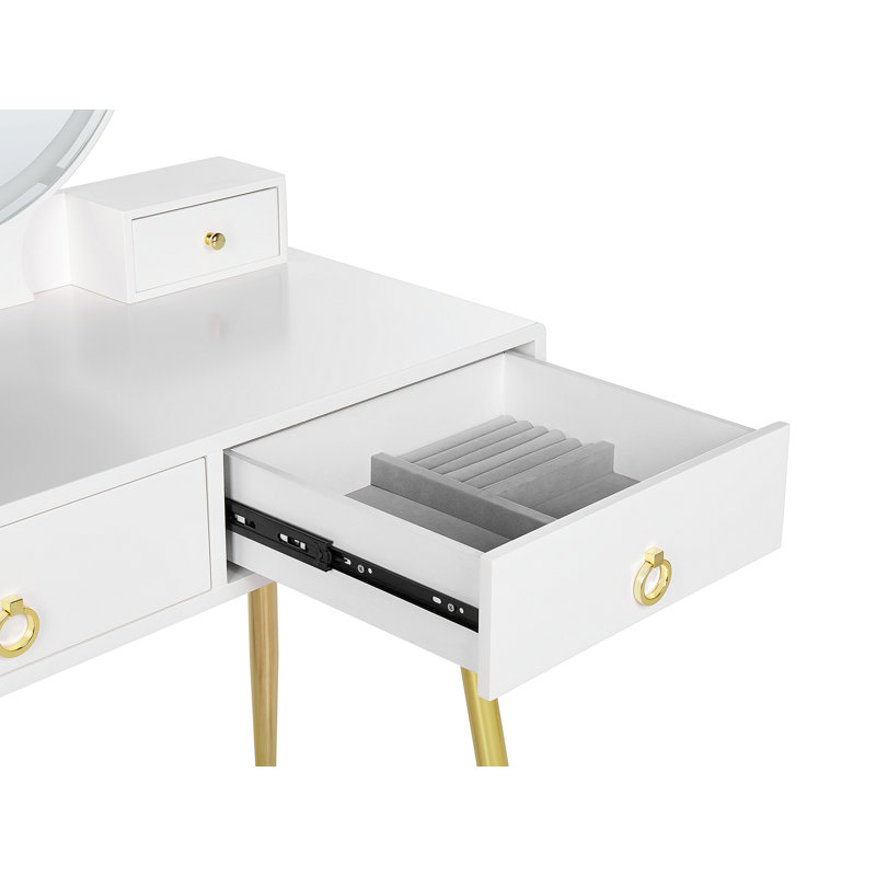 Barclee Dressing Table with Mirror