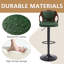 Ensemble de 2 tabourets de bar pivotants à hauteur réglable Ferriera, revêtus de similicuir, avec piètement en métal et repose-pieds. Style Mid-Century, idéal pour un îlot de cuisine, un bar, un pub, un café ou un bureau. Couleur : blanc.-1074784042