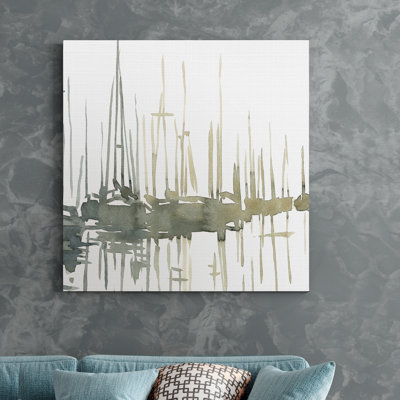 «Early Morning Wharf II», reproduction d'art sur toile tendue