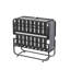Lit pliant de 75 po x 46 po de large avec tête de lit réglable, lit extra long escamotable pour les personnes de grande taille, matelas en mousse viscoélastique de 5 po, lit d'invité robuste sur roulettes, lit simple spacieux-812402059
