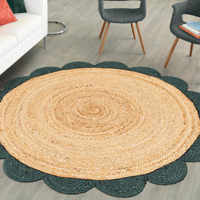 Cosner Hand Braided Area Rug