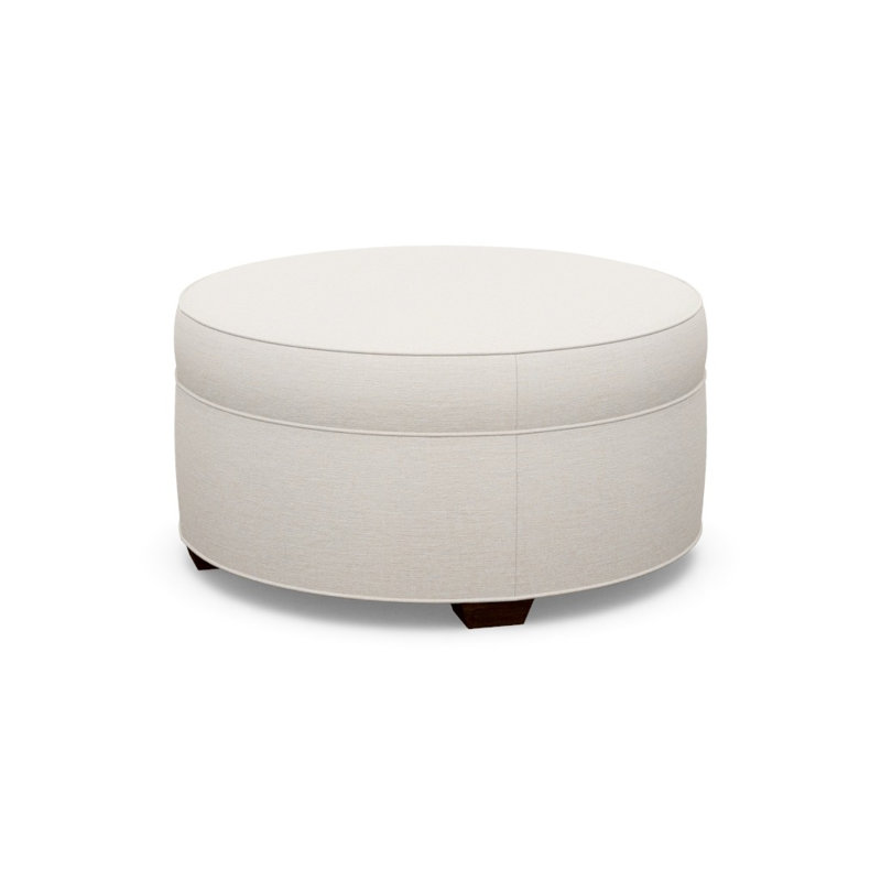 Round Ottoman, 9637-49, Walnut