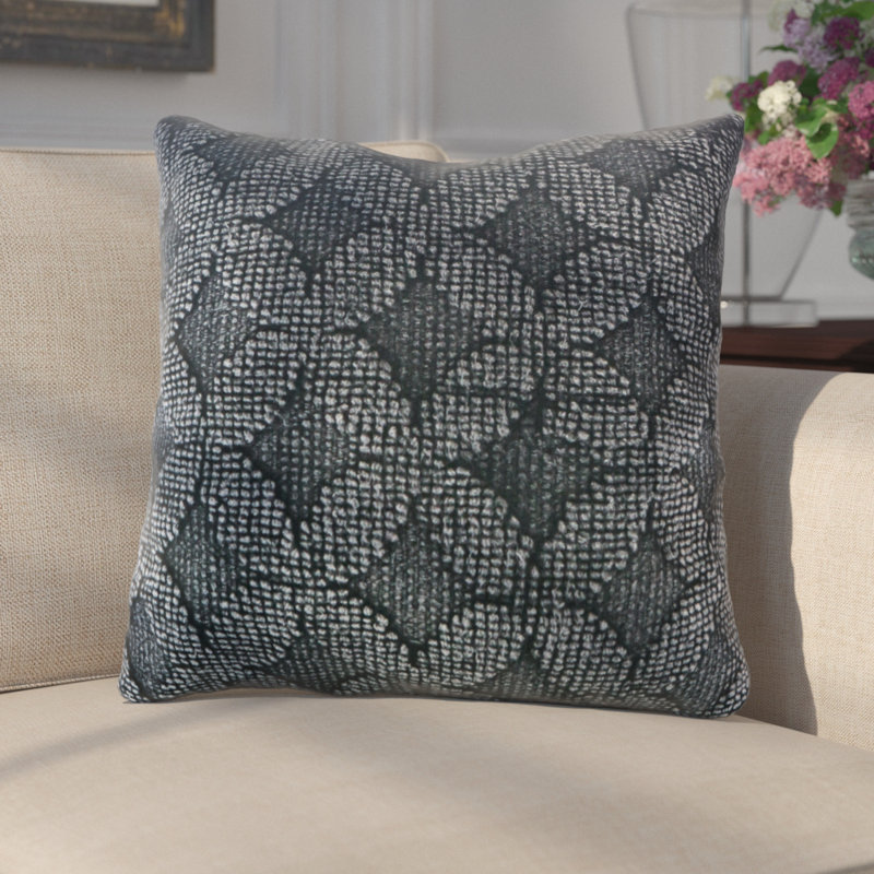 Cora Geometric Cotton Throw Pillow