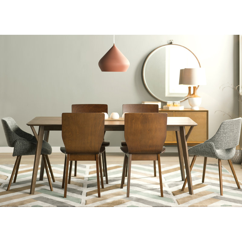 Evanston 71" Wood Dining Table, Walnut