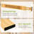 Drawer Divider, Adjustable Bamboo Kitchen Drawer Organizer