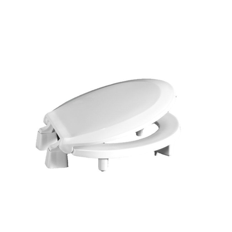 Siège de toilette rond en plastique surélevé, Levage de 3 po