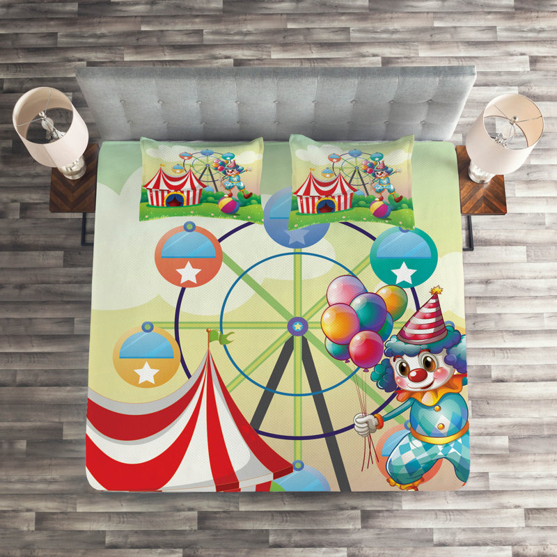 Polyester Coverlet, King Bedspread + 2 Shams