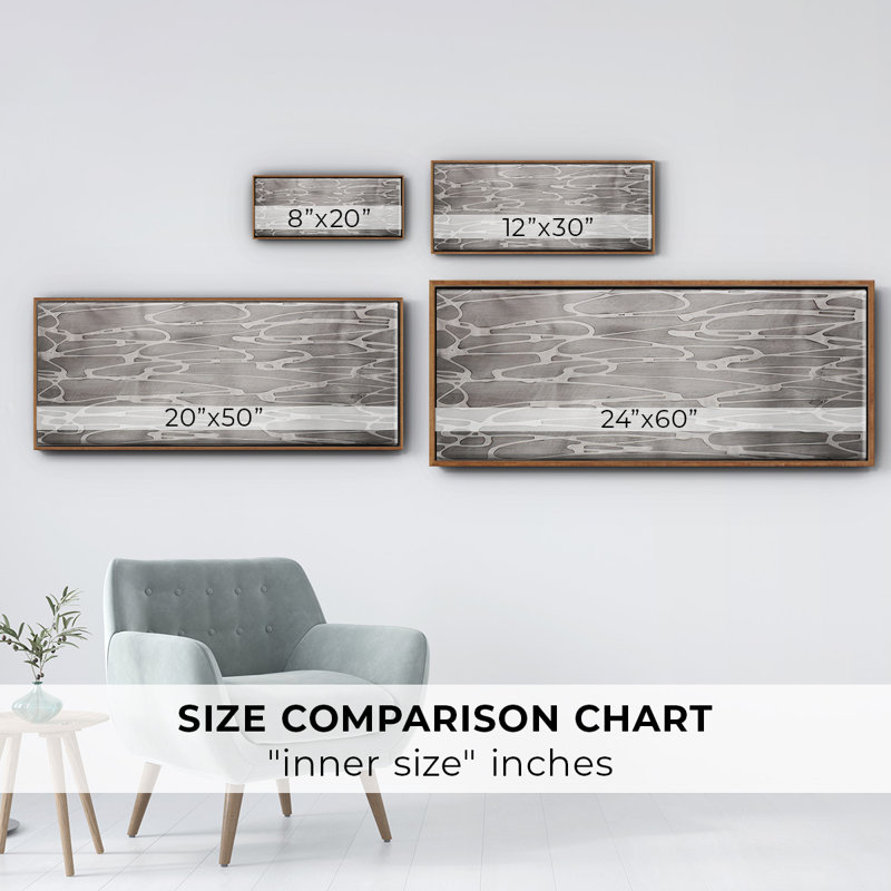 Slate Abstract- Framed Canvas
