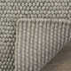Elle Handmade Wool Silver Rug