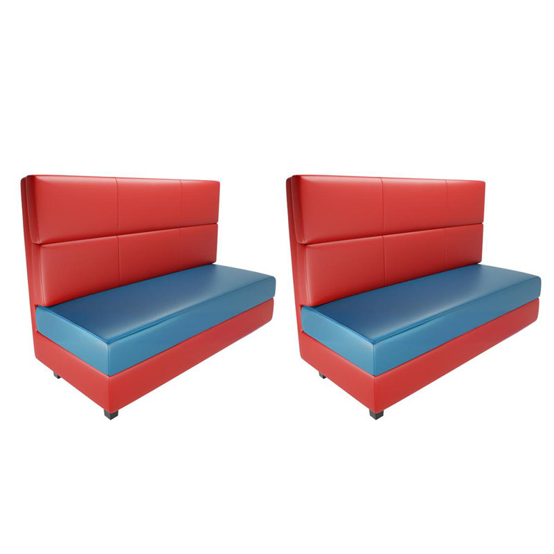 Banc rembourré en similicuir Bar Cafe