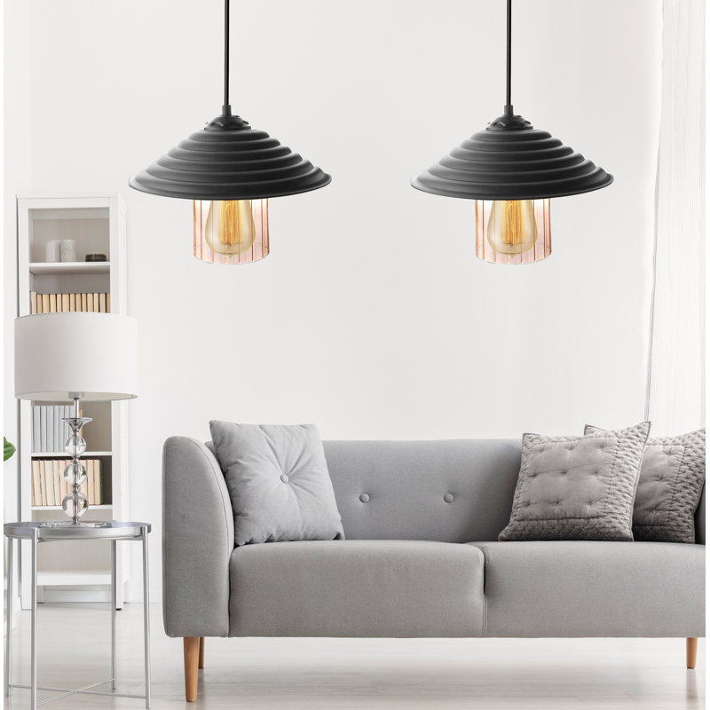 Luminaire suspendu conique à 1 lumière Benda