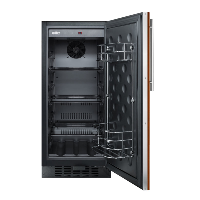Compact Black Panel Ready Undercounter Smart Refrigerator