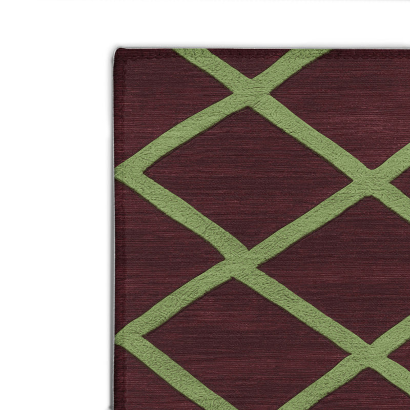 Tapis rouge intérieur et extérieur Trellis, Rectangle 4pi x 6 pi