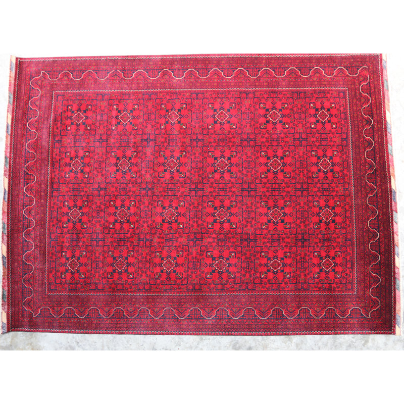 Hand Woven Wool Moroccan Area Rug, Rectangle 8'4" x 11'4"