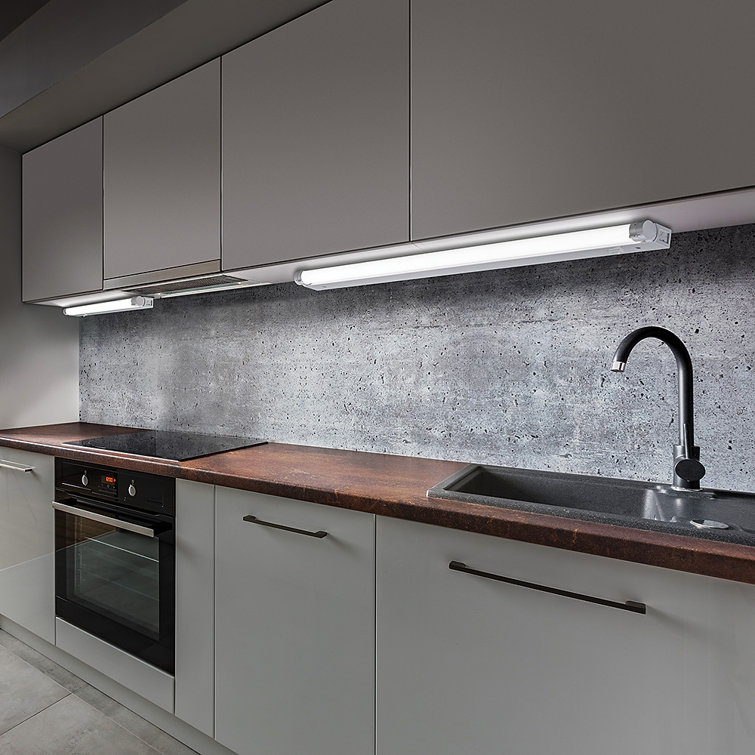 Linkable LED Under Cabinet Light Bar Dimmable Adjustable Beam Connect with Plug-in