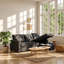 Upholstered 82 " Linen L-Shaped Sectional
