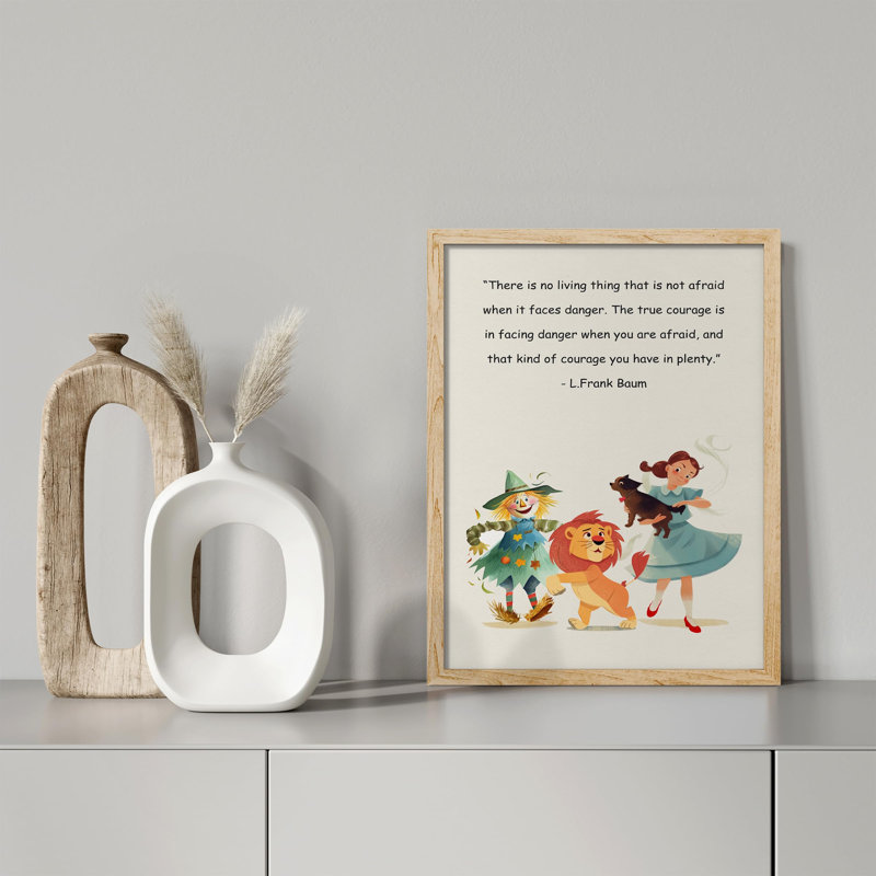 "Citation de beauté pour enfants" sur papier, Naturel, H 14 po x l 11 po