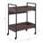 Rectangular Serving Cart with 2 Tier Shelf