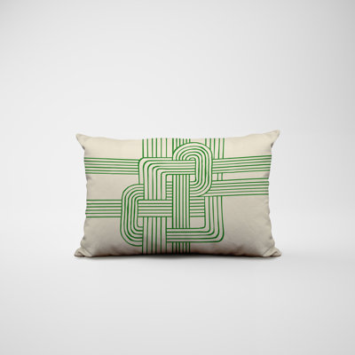 Polyester / Mélange de polyester Housse de coussin rectangulaire intérieure / extérieure lombaire et insert