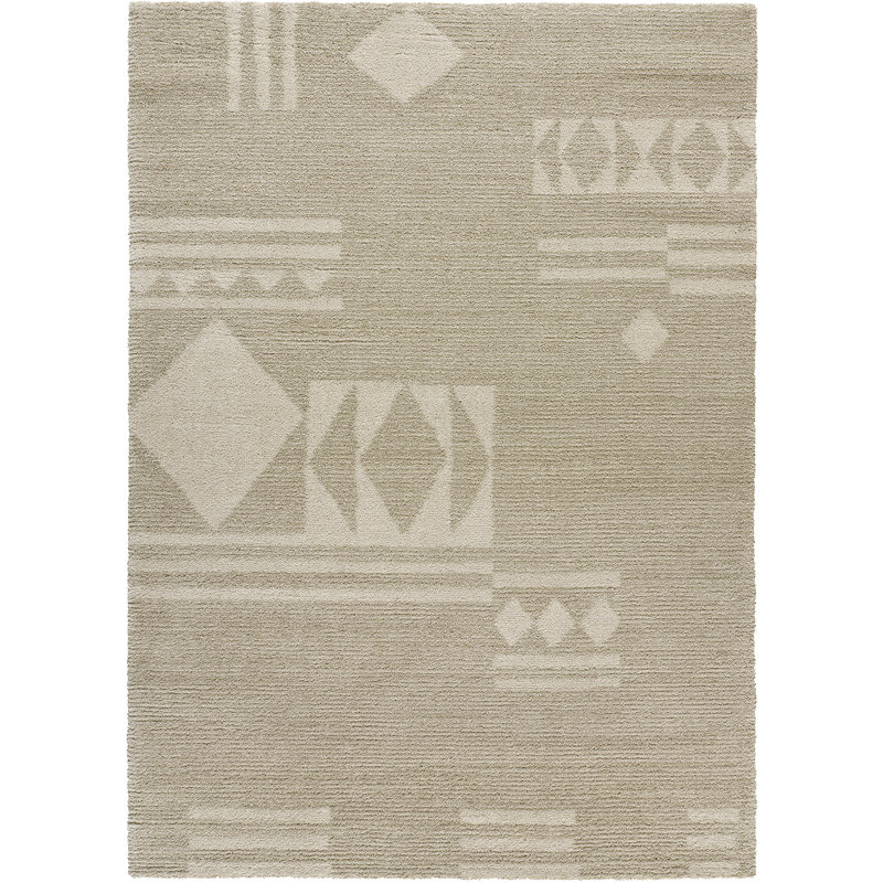 Miklos Geometric Shag Area Rug, Rectangle 160 x 230cm