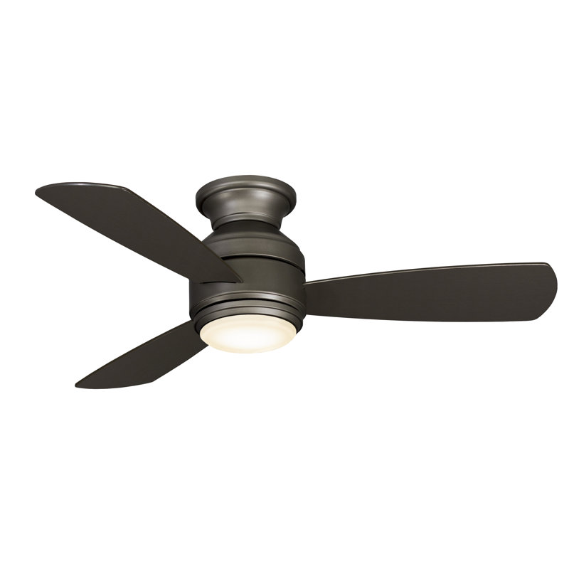 Lasky 44'' Ceiling Fan with LED Lights, Matte Greige