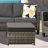 Townsey 5 - Person Patio Conversation Set with Cushions-622041962-629897540