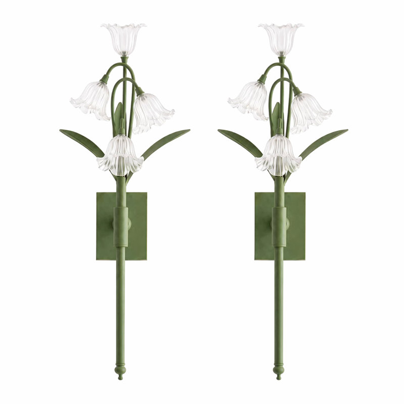 Wall Sconce White Frosted Glass Shade Wall Light