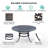 Rectangle Dining Table, Dark Lava Bronze