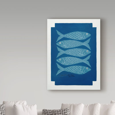 Jondra 'Oscars Bait' Acrylic Painting Print on Wrapped Canvas
