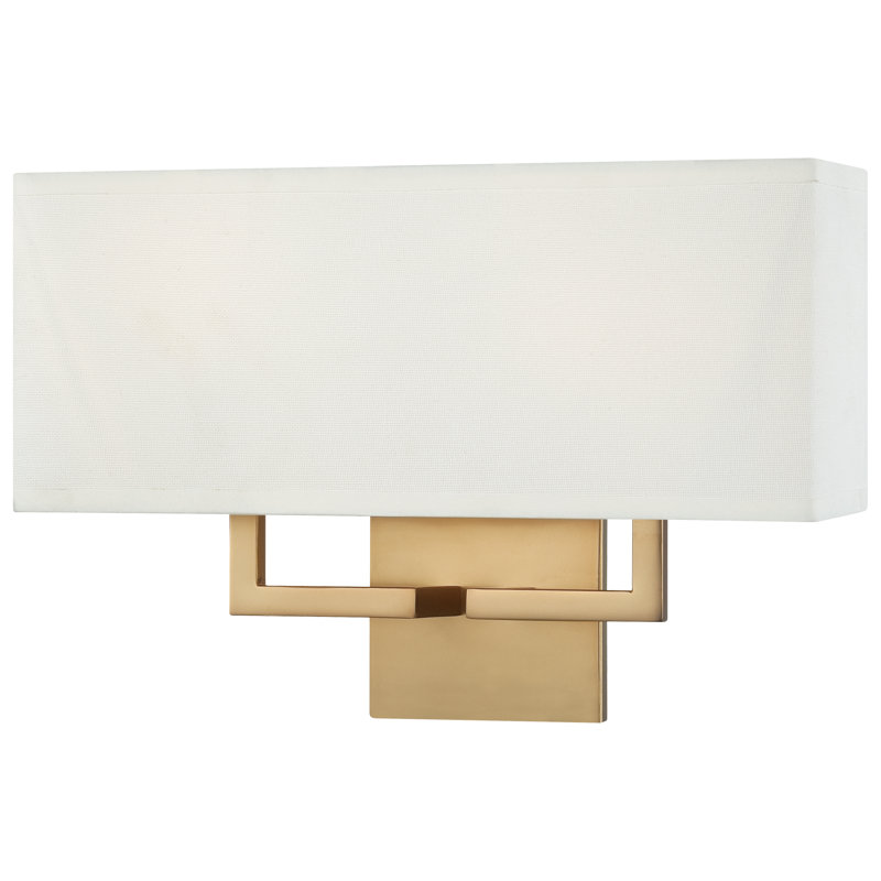 Kenalee Steel Armed Sconce, Honey Gold