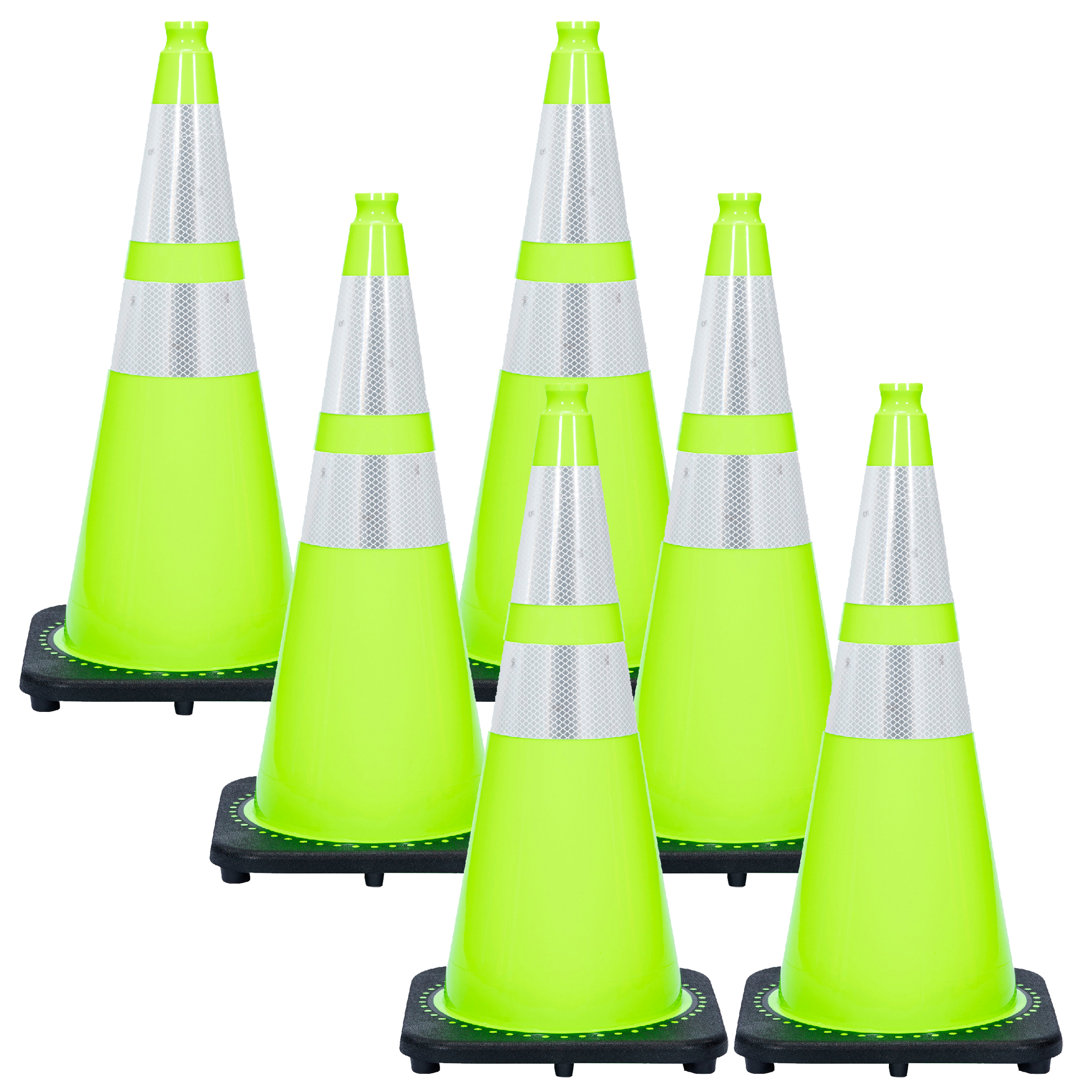 Reflective Traffic Cones (Set of 6) Mr. Chain 