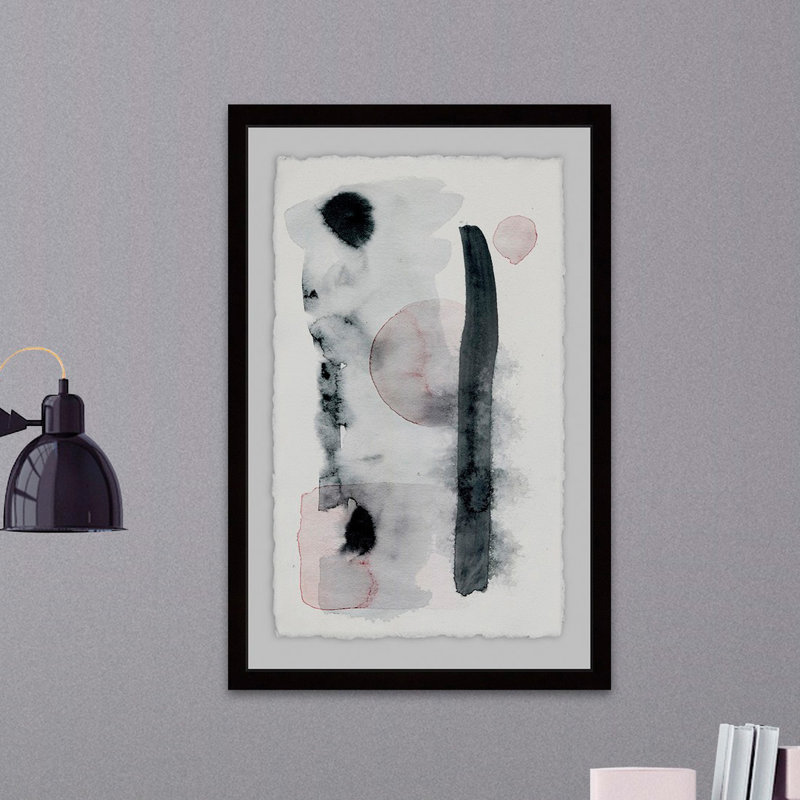Black Shadows - Reproduction d'art sur papier encadrée, H 12 po x l 8 po x P 1,5 po