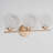 Bradden 3-Light Dimmable Gold Vanity Light