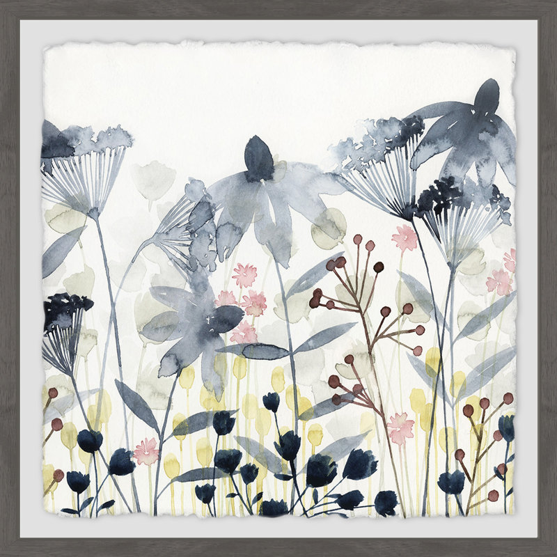 « layered jardins ii », impression encadrée, H 32 po x l 32 po x P 1,5 po