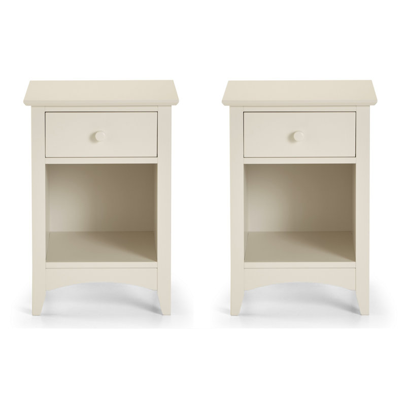 Kingsbury 44cm W Solid Wood Bedside Table