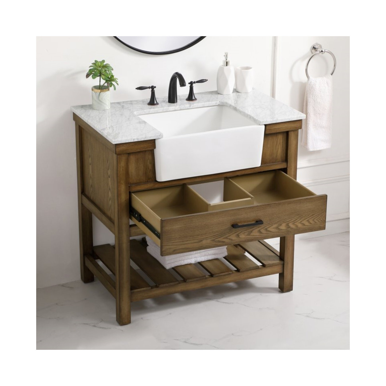 Pelaghia 36'' Single Bathroom Vanity, Driftwood