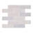 Daazen 2" x 6" Glass Mosaic Kitchen Backsplash, Bathroom, Shower, Wall and Floor Tile-80834167