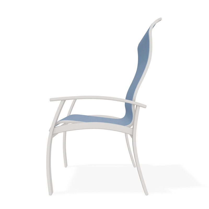Belle Isle Outdoor Dining Armchair, Sky, Snow