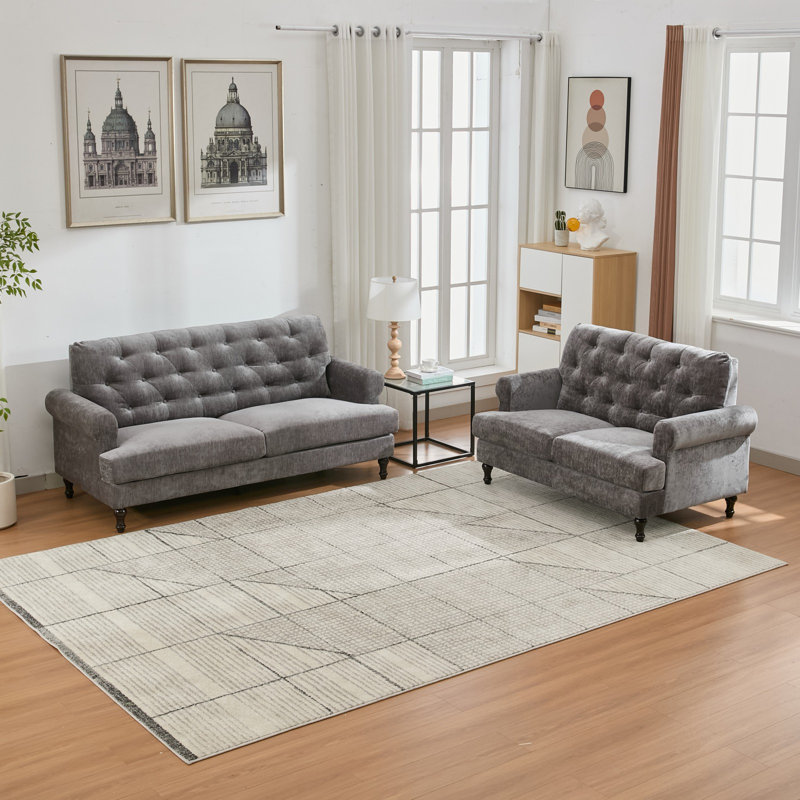 5 Seater Fabric Settee