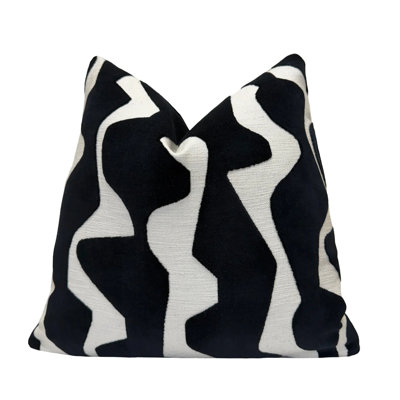 Abstract Velvet Throw Pillow Cover