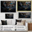 Leopard Nocturnal Souverain Nightime Blues I - art mural léopard pour le salon-940399961-940384940