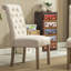 Chaise Parson rembourrée et capitonnée Charlotte-1786669759